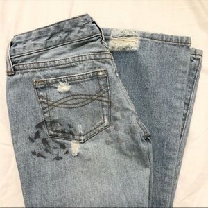 Vintage Abercrombie Light Denim Blue Low Rise Bootcut Jeans